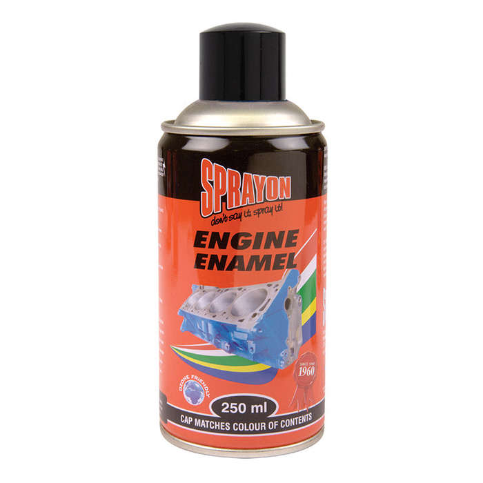 Sprayon Engine Enamel Spray 250ml Gloss Black