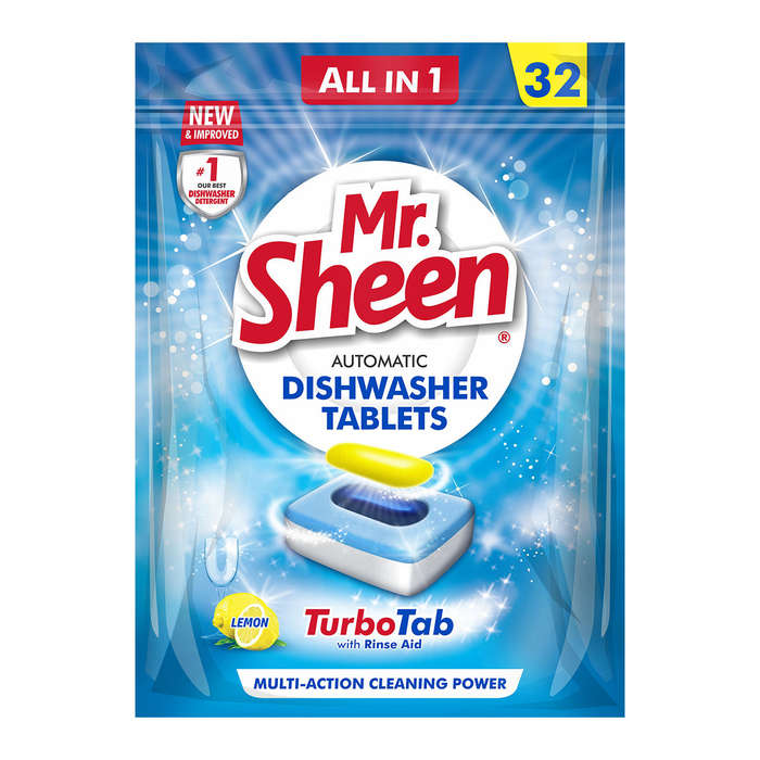 Mr Sheen Automatic Dishwasher Tablets Lemon