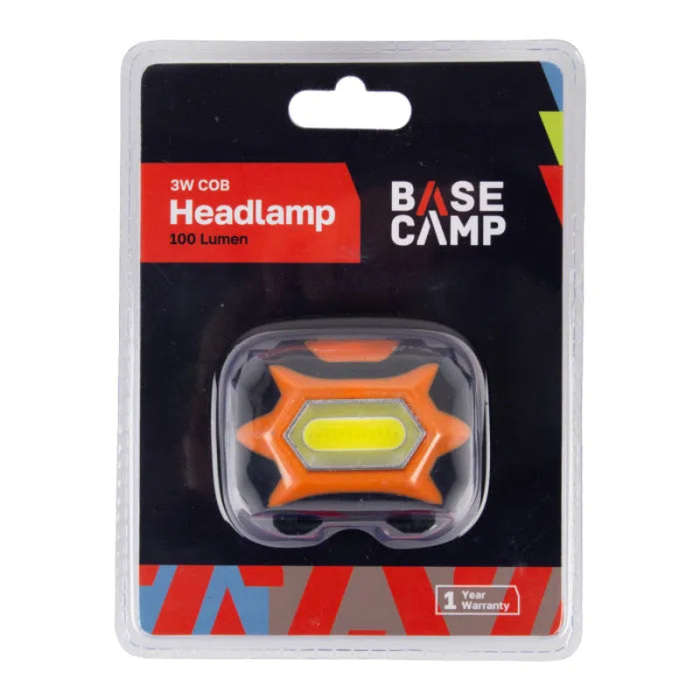 Basecamp 100 Lumen 3W COB Headlamp