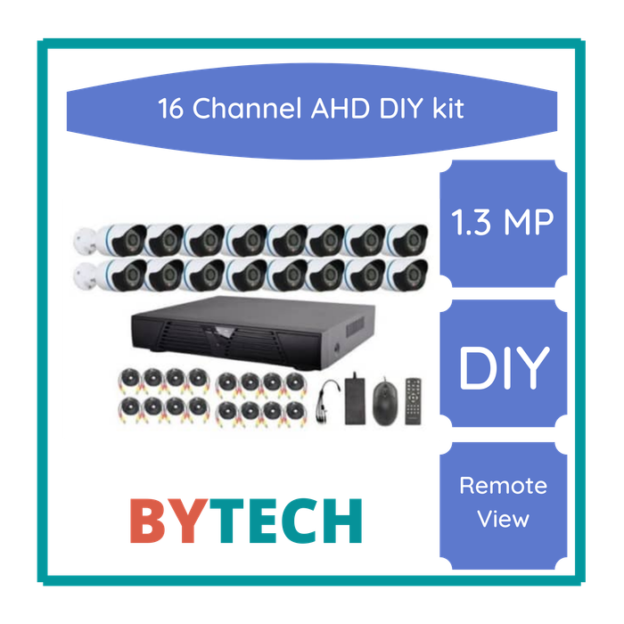 16 CHANNEL CCTV KIT 720p HD