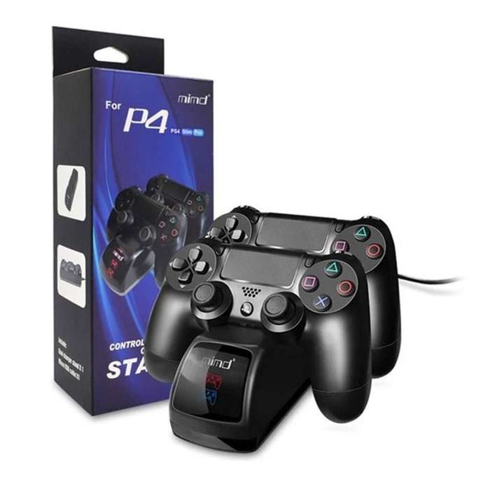 Mimd PS4 Controller Dual Charging Stand for PS4/PS4 Slim/PS4 Pro