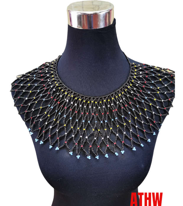 African beaded necklace Large