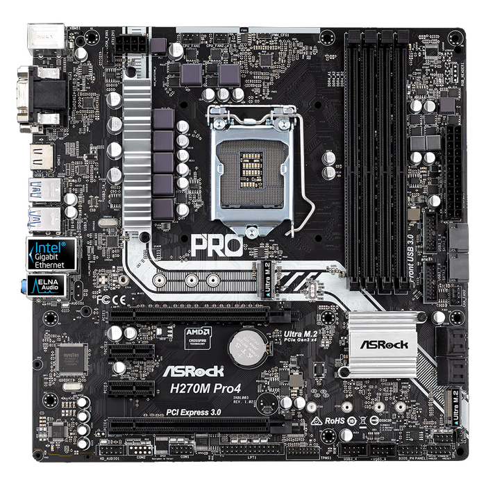 ASROCK INTEL H270M PRO4