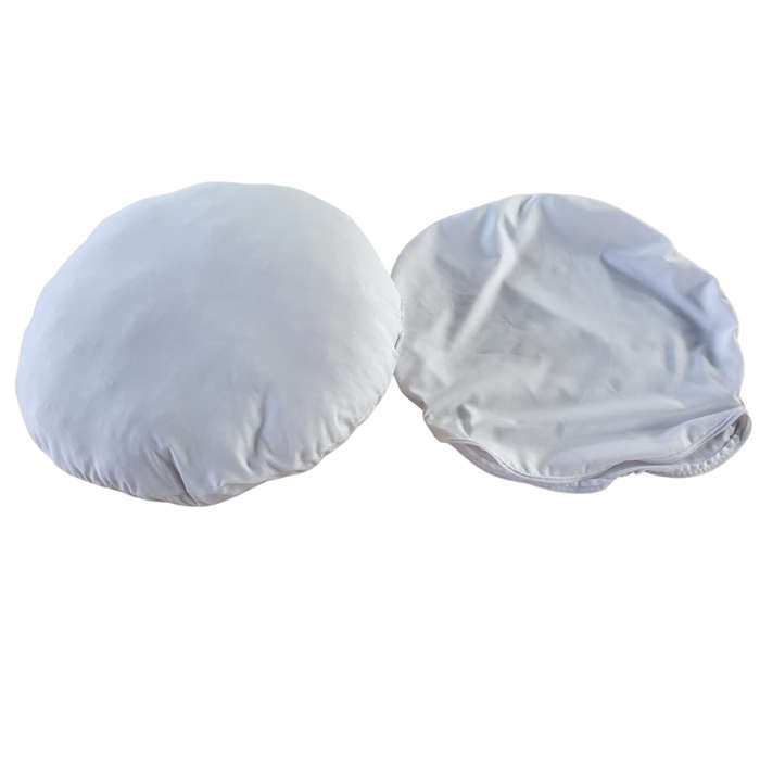 Round Scatter Cushion with Removable Cover