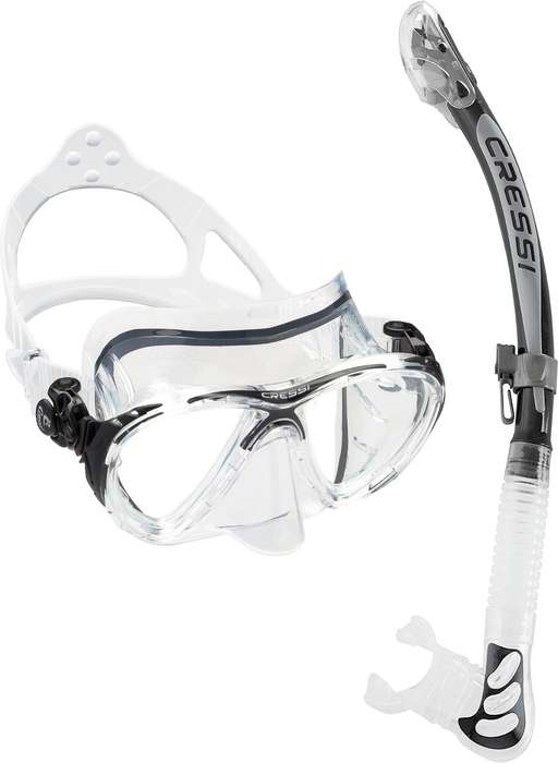 Cressi Big Eyes Evolution + Alpha Ultra Dry Combo - Scuba, Snorkelling