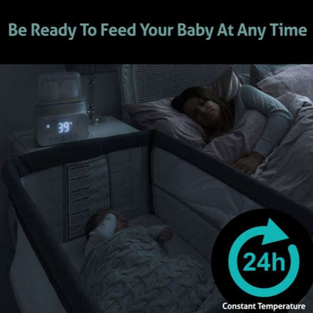 Baby Bottle Sterilizer and Warmer with Light
