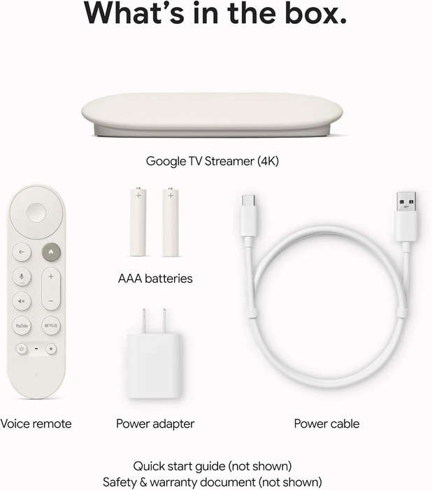 Google TV Streamer (4K) (Porcelain) (Parallel Import)