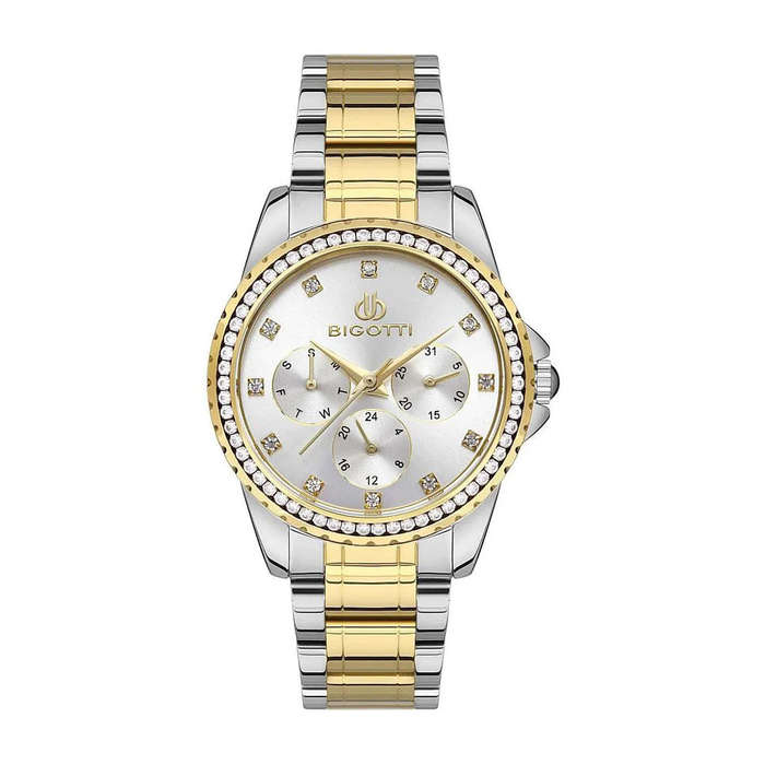 Bigotti Stainless Steel Two Tone Women's Dress Watch | BG.1.10453-4