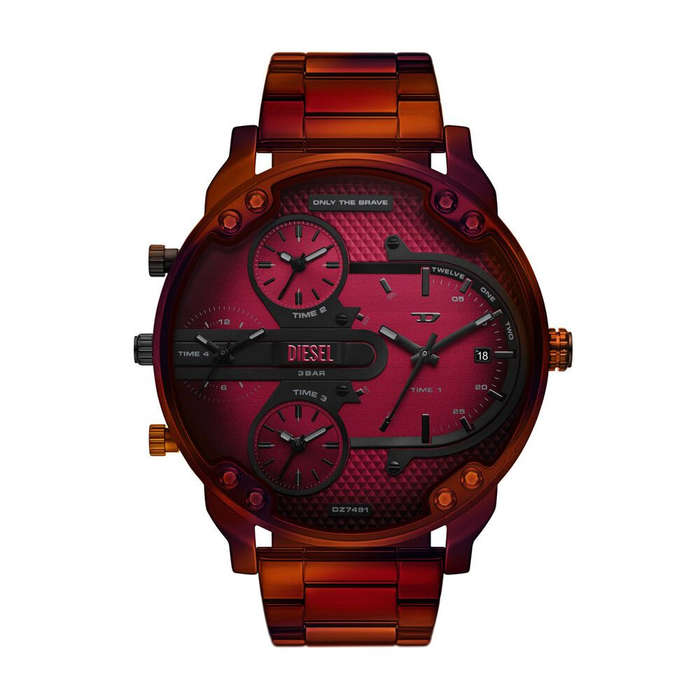 Diesel Mr. Daddy Slim Red Chronograph Men's Watch | DZ7491