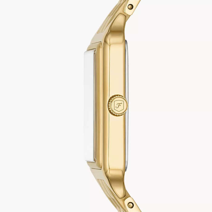 Fossil Raquel Three-Hand Date Gold-Tone Stainless Steel Women's Watch | ES5220
