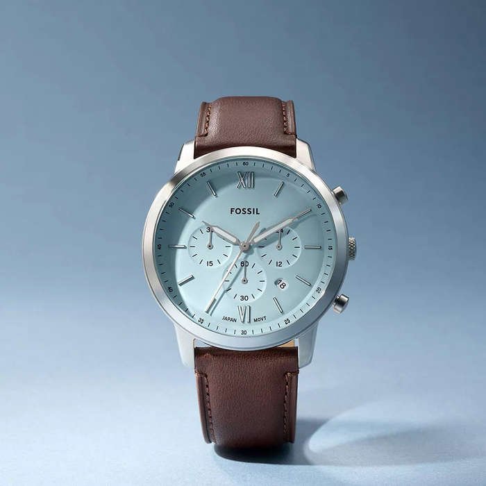 Fossil Neutra Chronograph Brown Leather Mens Watch | FS6109
