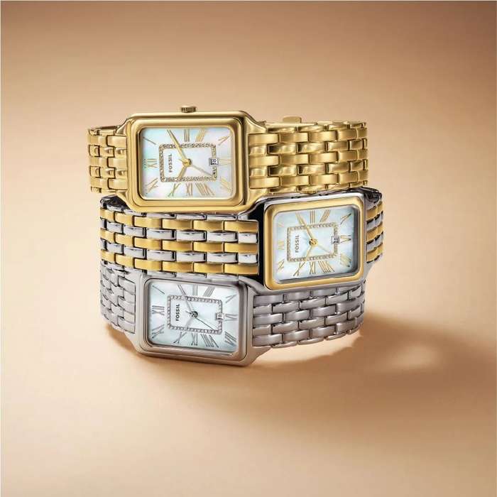 Fossil Grey Dual-Tone Stainless Steel Watch & Bracelet Set | ES5376SET