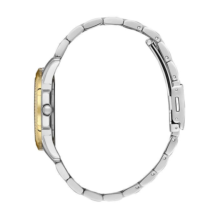 Bigotti Stainless Steel Black Dial Two-Tone Women's Watch | BG.1.10498-4