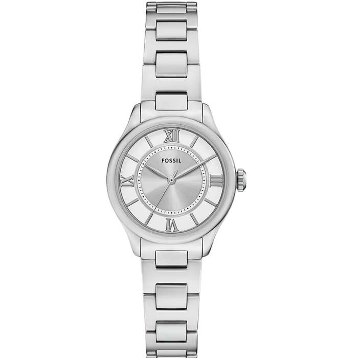 Fossil Gilmore Quartz Silver Dial Steel Strap Womens Dress Watch | ES5419