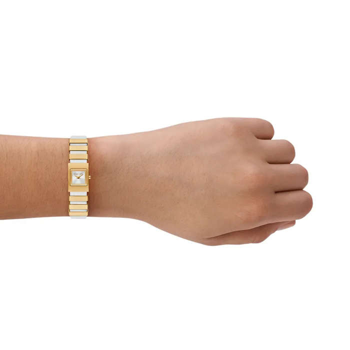 Michael Kors Darrington Gold Tone & Leather Women's Watch. | MK4899