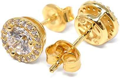 Michael Kors Sterling Silver Cubic Zirconia Halo Women's Studs