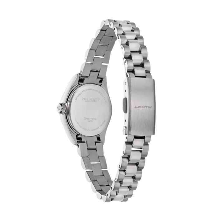 Paul Hewitt Petit Soleil Round Watch Silver Woman's White |PH-W-1181