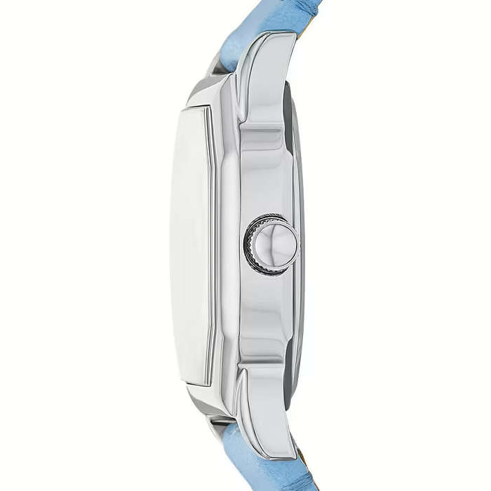 Fossil Harlow Three-Hand Light Blue Leather Women's Watch | ES5405