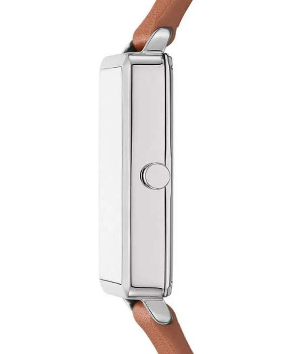 Skagen Hagen Three-Hand Brown Leather Men's Watch