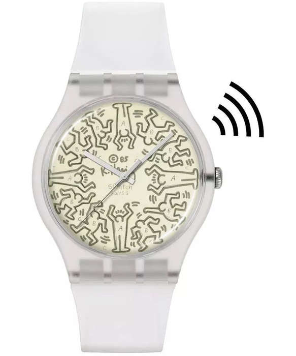 Swatch FROM THE ARCHIVE PAY! Transparent Unisex Watch | SO29Z146-5300