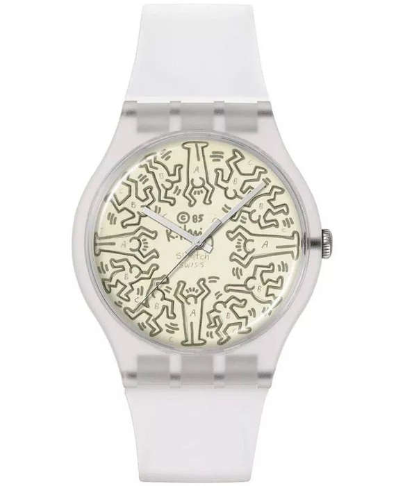 Swatch FROM THE ARCHIVE PAY! Transparent Unisex Watch | SO29Z146-5300
