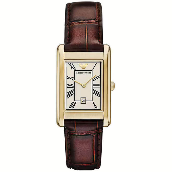 Emporio Armani Two-Hand Date, Gold-Tone Stainless Steel Men's Watch | AR11665
