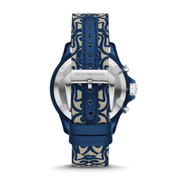 Armani Chronograph Multicolor Watch with Polyurethane and rPET Strap Men's Watch  | AR80067SET