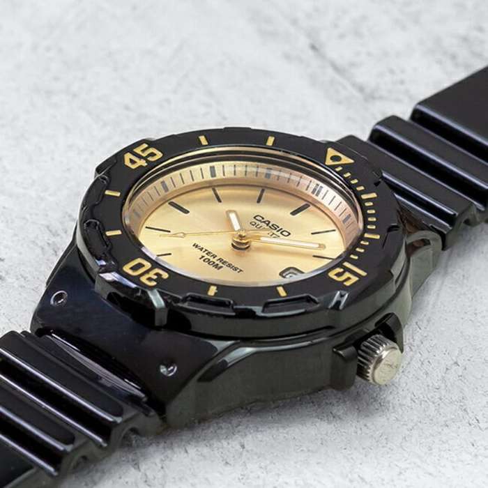 CASIO Black Resin Band Casual Kid's Analog Watch | LRW-200H-9EVDF