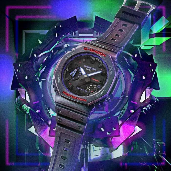 Casio G-Shock 2100 Series Analog-Digital Men's Watch | GA-2100AH-6ADR