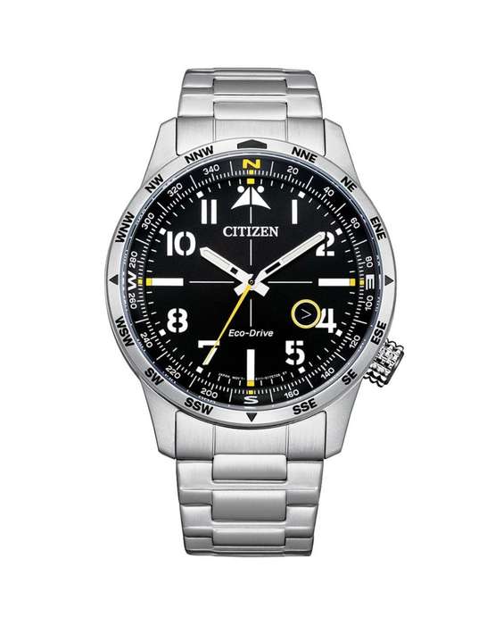 Citizen Eco-drive Silver Men's Watch | BM7550-87E
