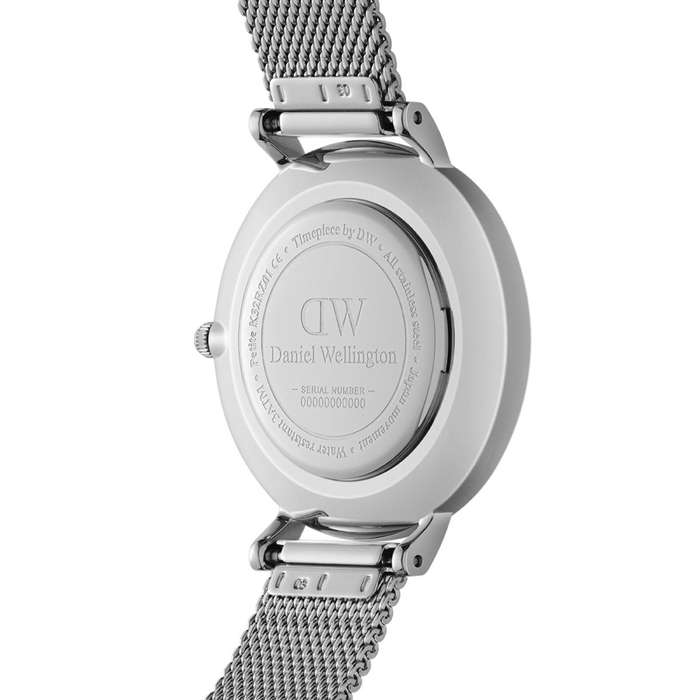 Daniel Wellington Petite Sterling Silver Women's Mesh Dress Watch | DW00100220