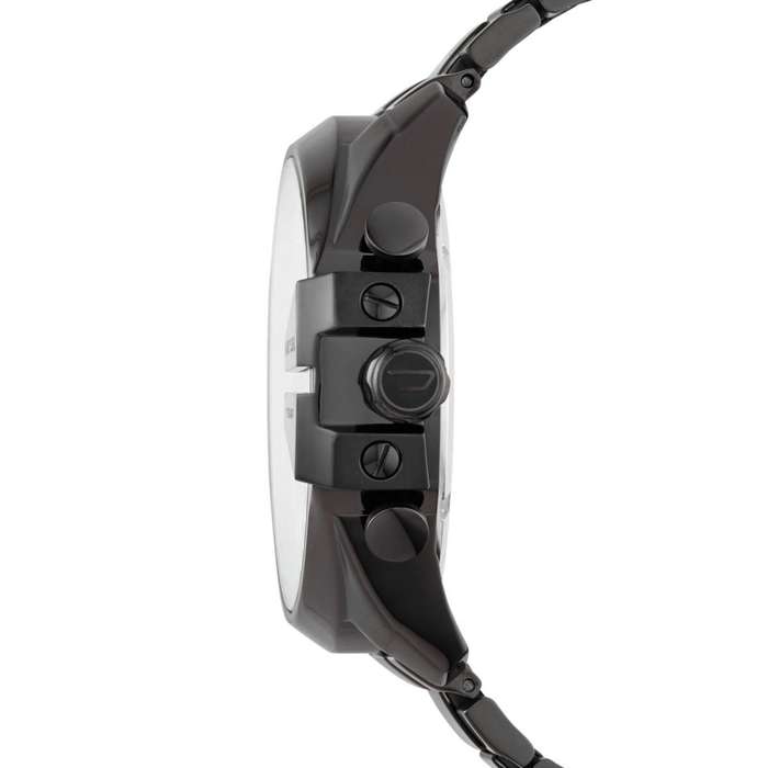 Diesel Mega Chief Black Round Stainless Steel Men's Watch | DZ4318