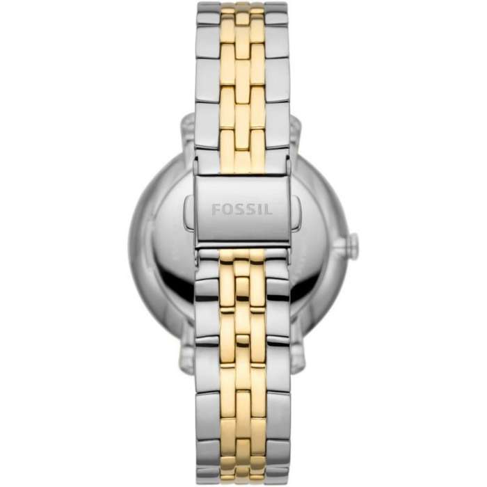 Fossil Jacqueline White Dial With Two-Tone Stainless Steel Strap Women Watch | ES5166