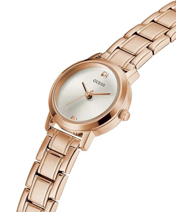 Guess Rose Gold Tone Case Rose Gold Tone Stainless Steel Watch | GW0244L3