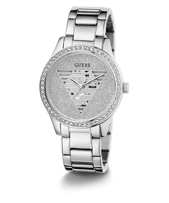 GUESS Silver Tone Analog Woman's Watch | GW0605L1