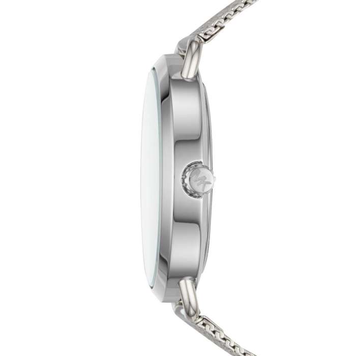 Michael Kors Portia Silver Round Stainless Steel Women's Watch | MK3843