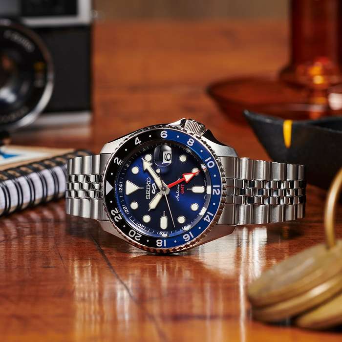 Seiko 5 Sports Blueberry GMT SKX Re-Interpretation Men's Watch | SSK003K1
