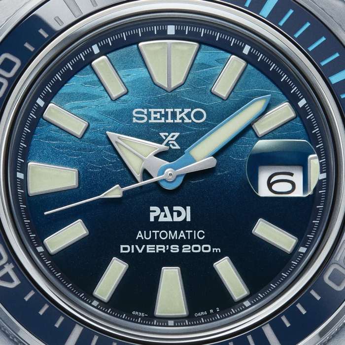 Seiko Prospex Padi Blue Dial Resin Strap Men's Watch | SRPJ93K1