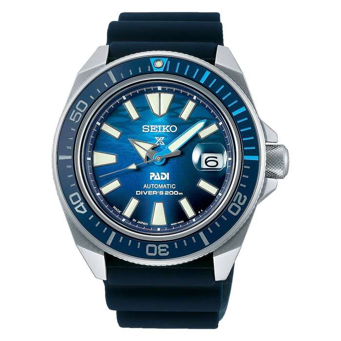 Seiko Prospex Padi Blue Dial Resin Strap Men's Watch | SRPJ93K1