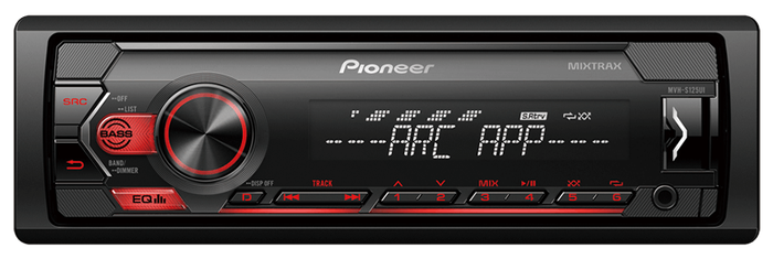 Pioneer MVH-S125UI USB Single Din Media Player