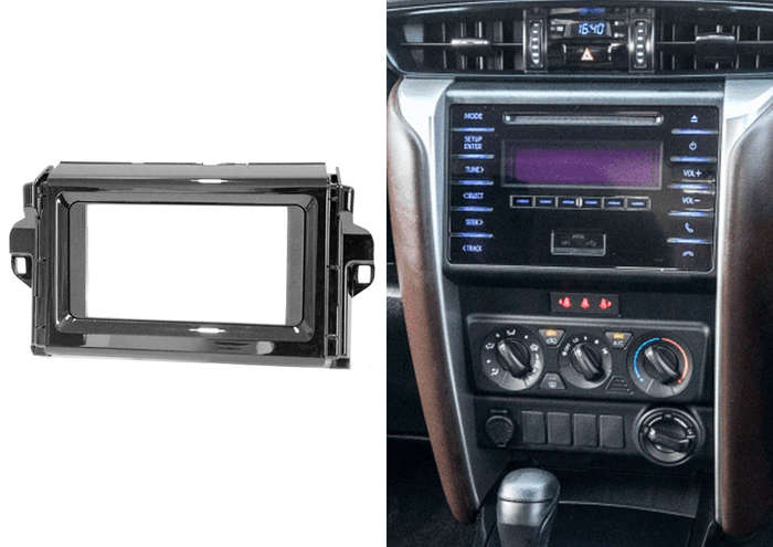 Toyota Fortuner 2015+ Double Din Trimplate