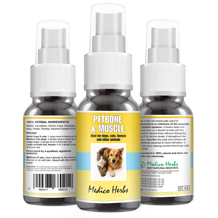 Pet Bone & Muscle Spray 50ml