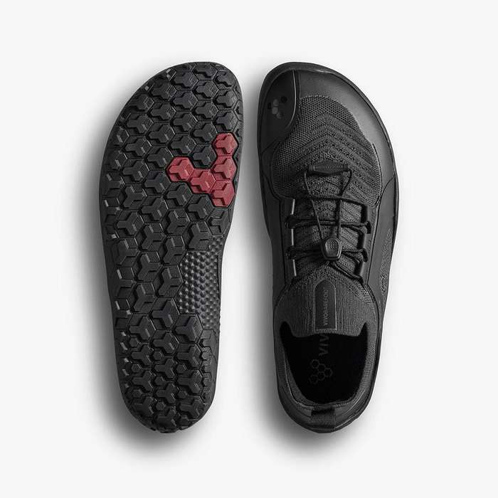 Vivobarefoot Primus Trail Knit FG Mens Obsidian