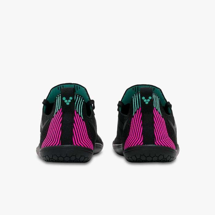 Vivobarefoot Primus Lite Knit Womens Obsidian/Vibrant Pink