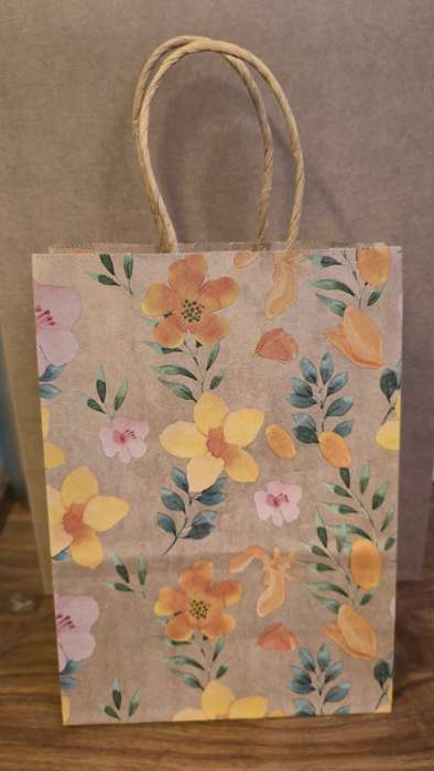 Floral Yellow Blooms Gift Bag