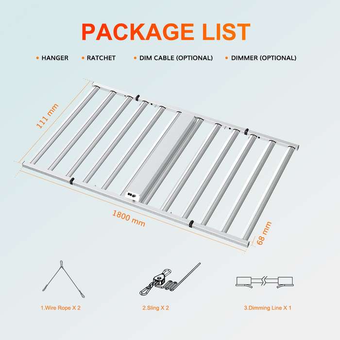 full spectrum LED grow light 1200w