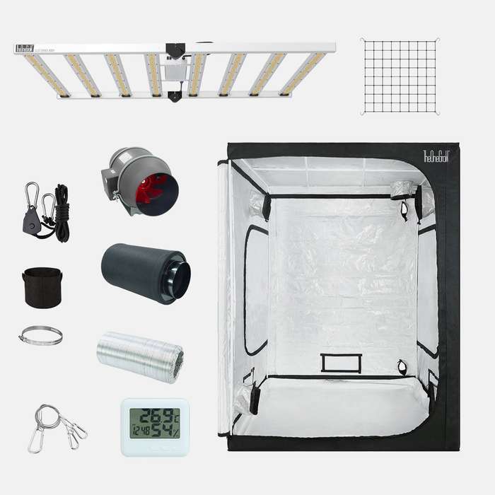! 800W LED Grow Light & 150*150*200cm Grow Tent Kit   ...
