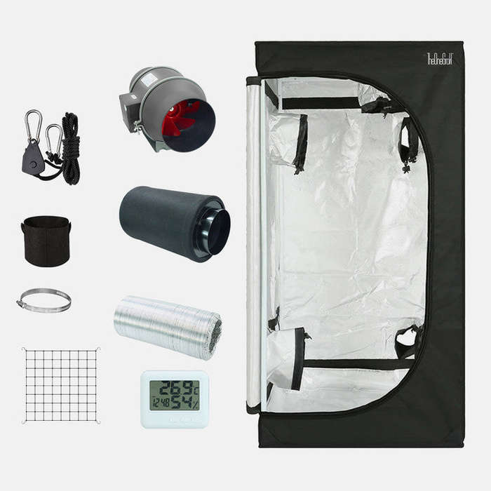 90×90×180cm  Grow Tent Kit---TheOneGrow