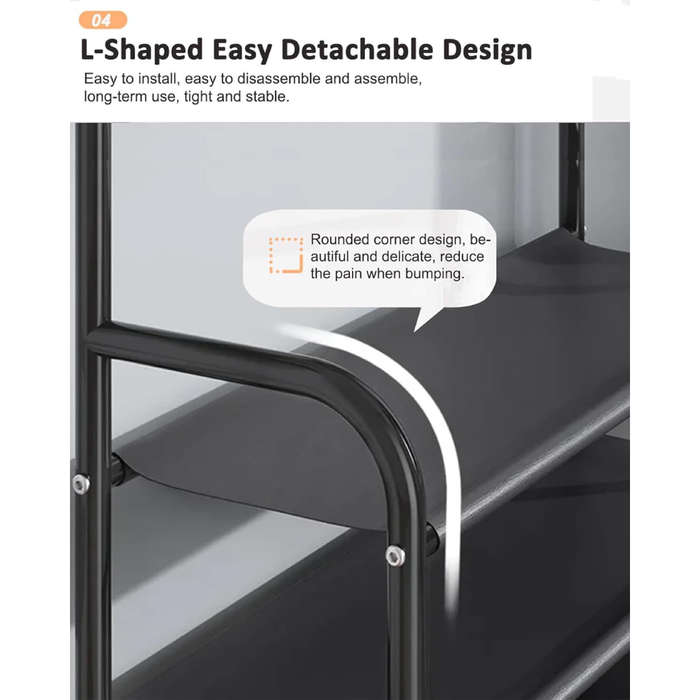 Nudekor - 5 Tier Heavy Duty Multipurose Storage Rack