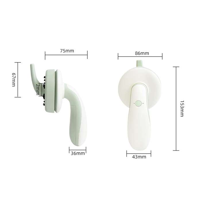 Mini C500 Desktop Vacuum Cleaner USB Charging with Vacuum Nozzle Cleaning Brush Detachable Design